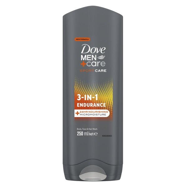 Dove Men+Care Sportcare 3 az 1-ben tusfürdő 250ml
