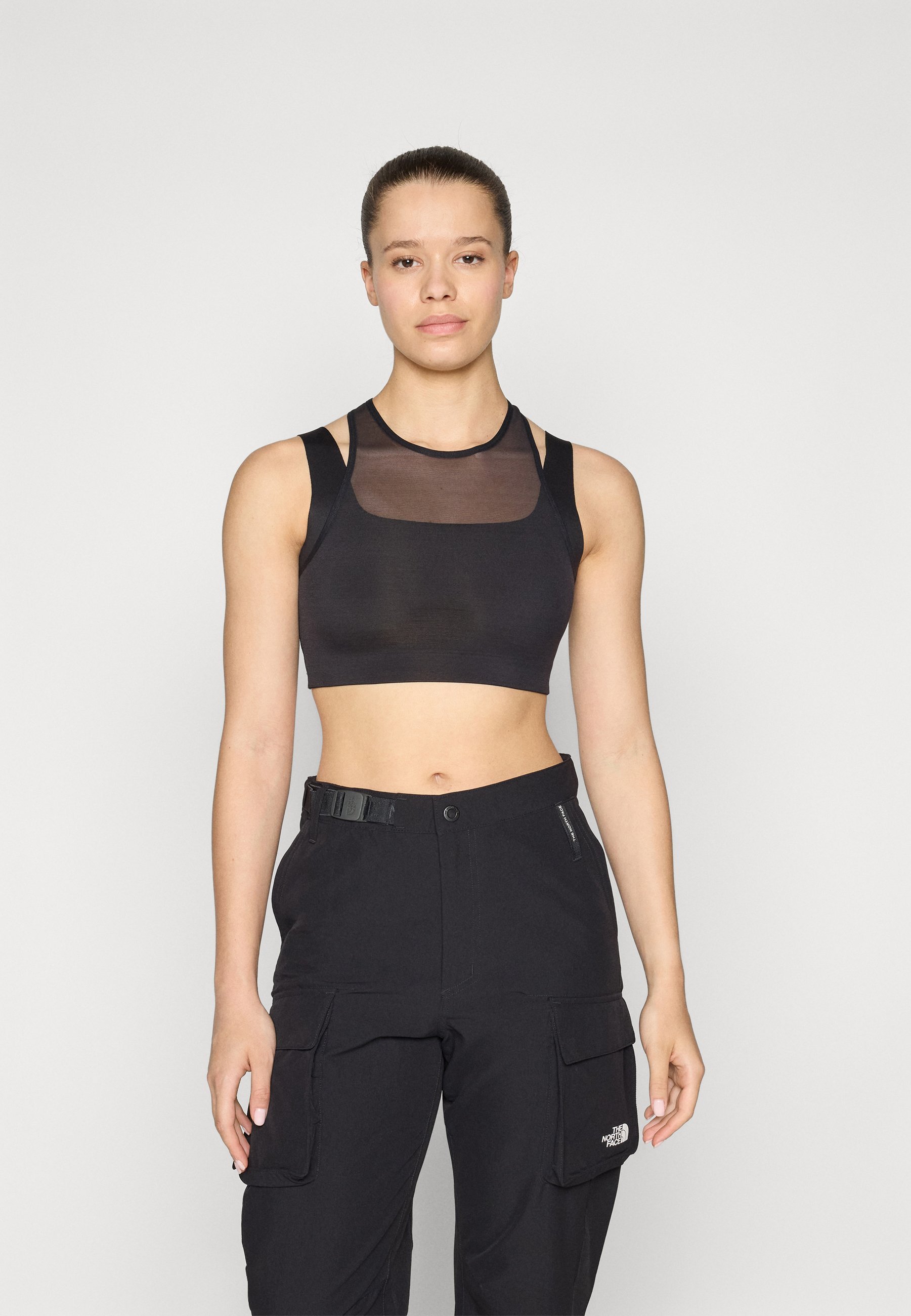 The North Face REFINA DOUBLE LAYER BRA - Sportbeha met lichte ondersteuning - zwart