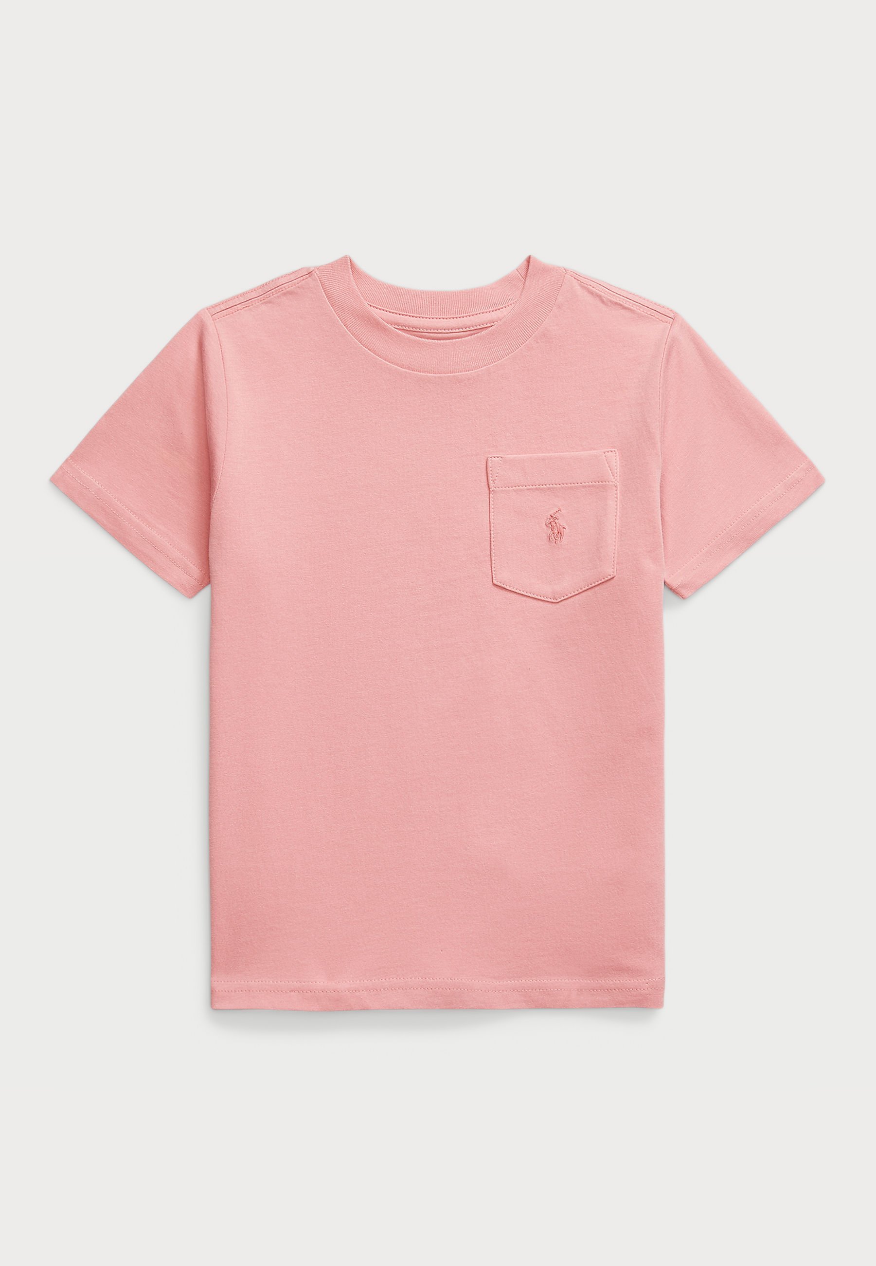 T-shirt Polo Ralph Lauren in jersey di cotone con taschino - T-shirt basic - peonia sbiadita