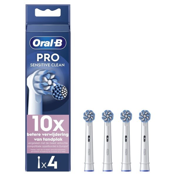 Oral-B Pro Sensitive Clean Opzetborstels<br>vtip, 4 štuky