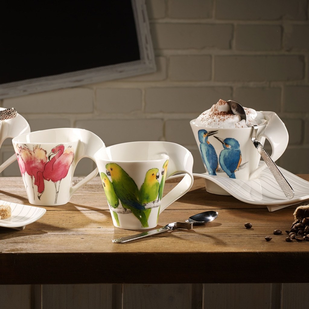 Villeroy & Boch krūze ar rokturi (dāvanu iepakojums) NewWave Caffè Maize Parakeet - 1 gab.