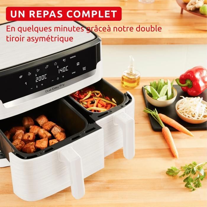 MOULINEX EASY FRY DUAL 8L COLLECTION IVOIRE EZ901AF0