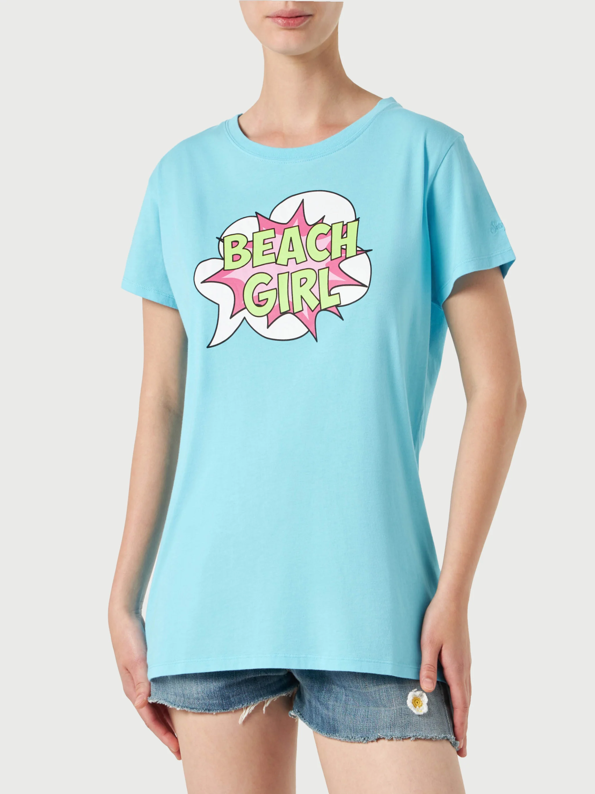 Dames T-shirt met Beach Girl-print
