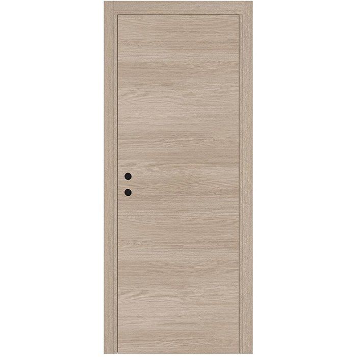 Porta com batente reversível e ajustável - OPTIMUM - Premium - Carvalho Claro - A 204 x P 4,4 x L 73 cm