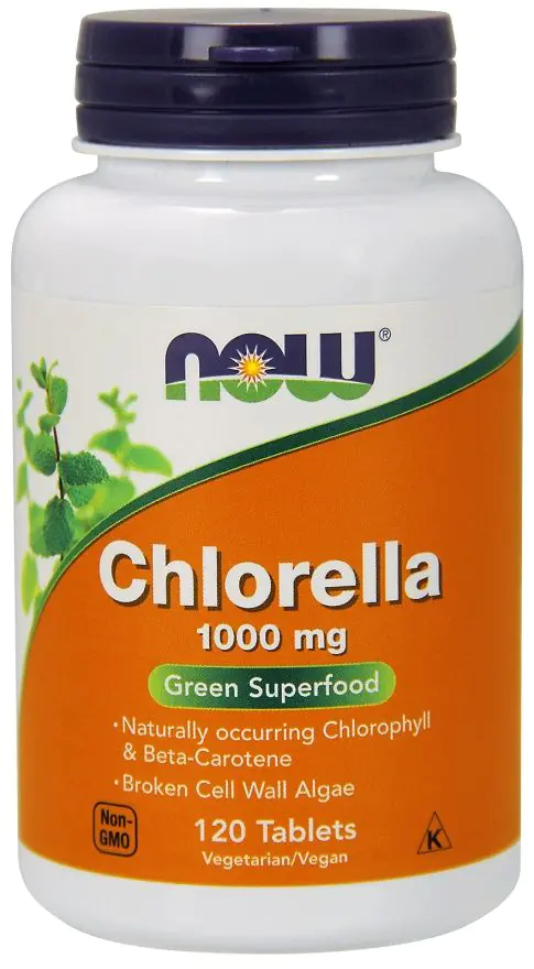 Now Foods Chlorella 1000 mg Tabletki