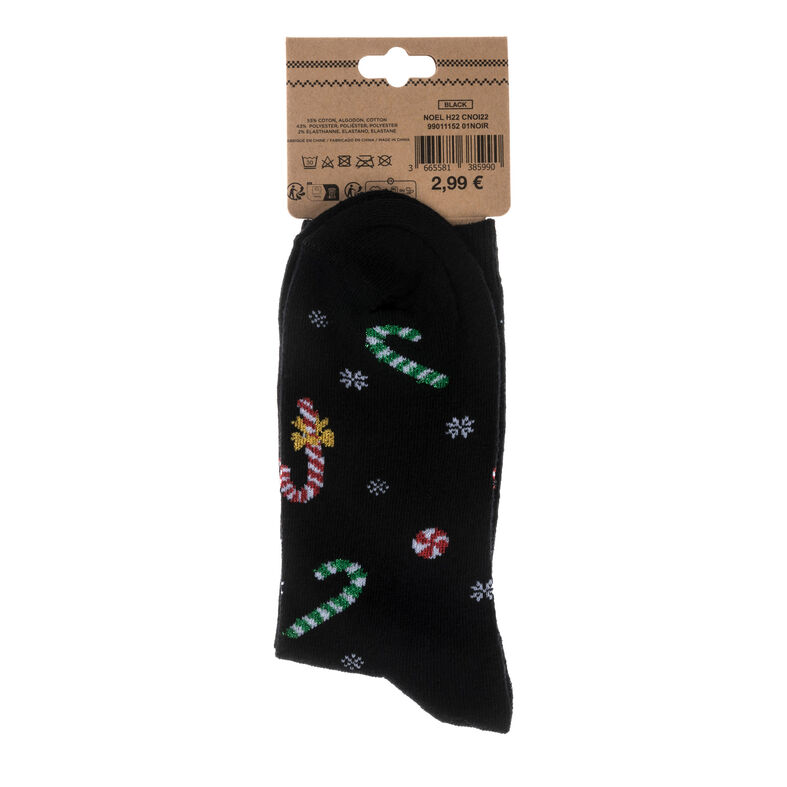 Calcetines y medias negras para mujer