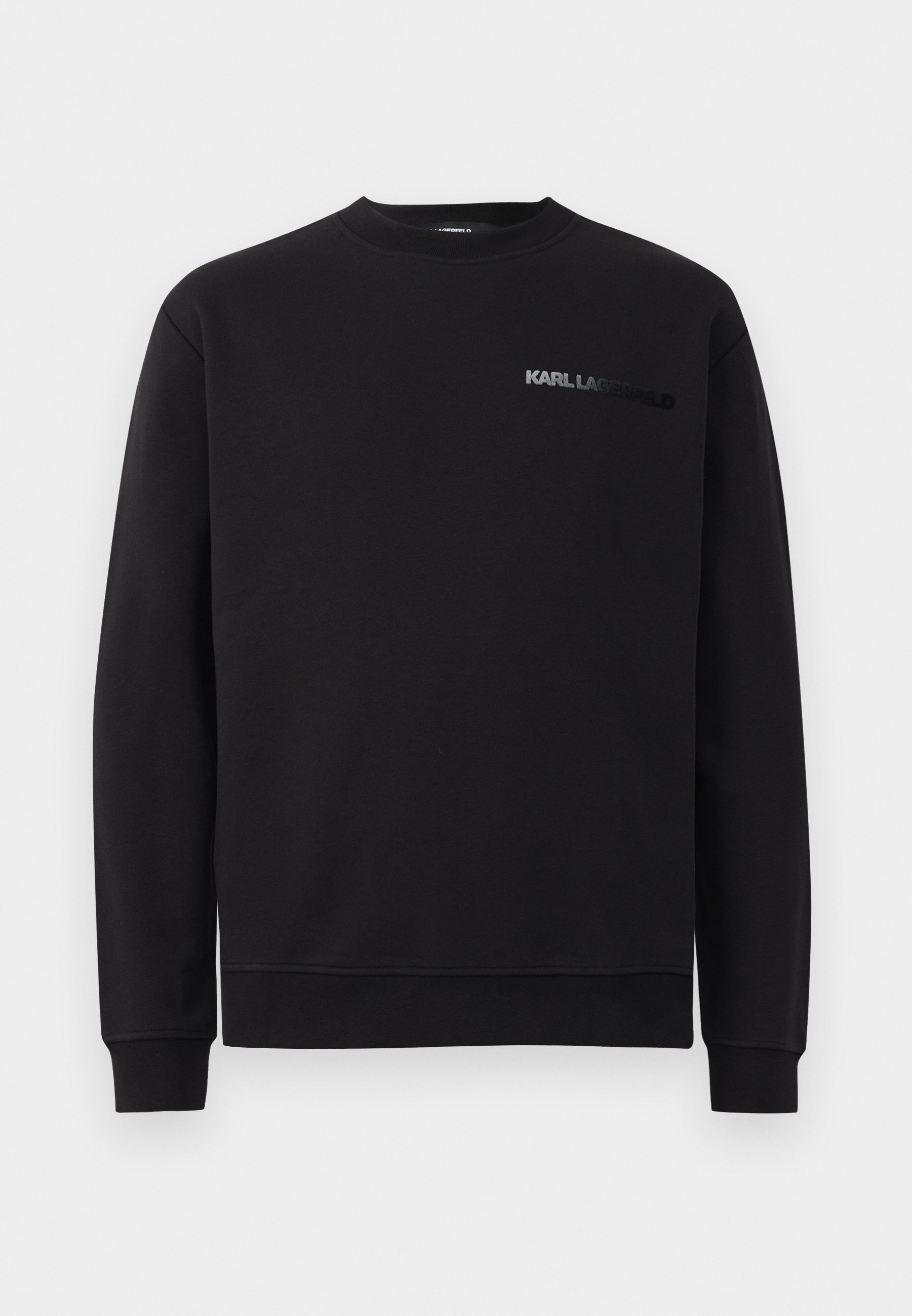 KARL LAGERFELD CREW NECK - Hanorac - black