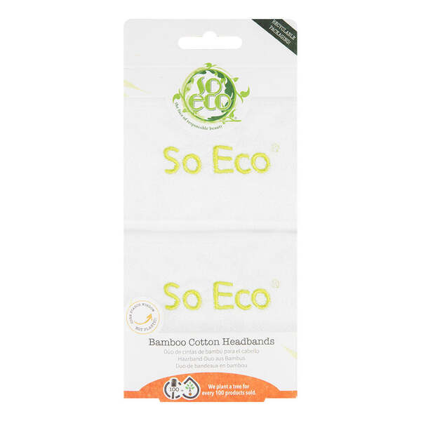 Duo di fasce per capelli in bambù So Eco
