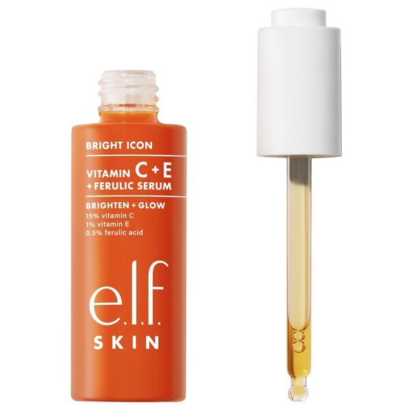 „elf Skin“ vitamino C skaistinamasis ir švytintis serumas<br>