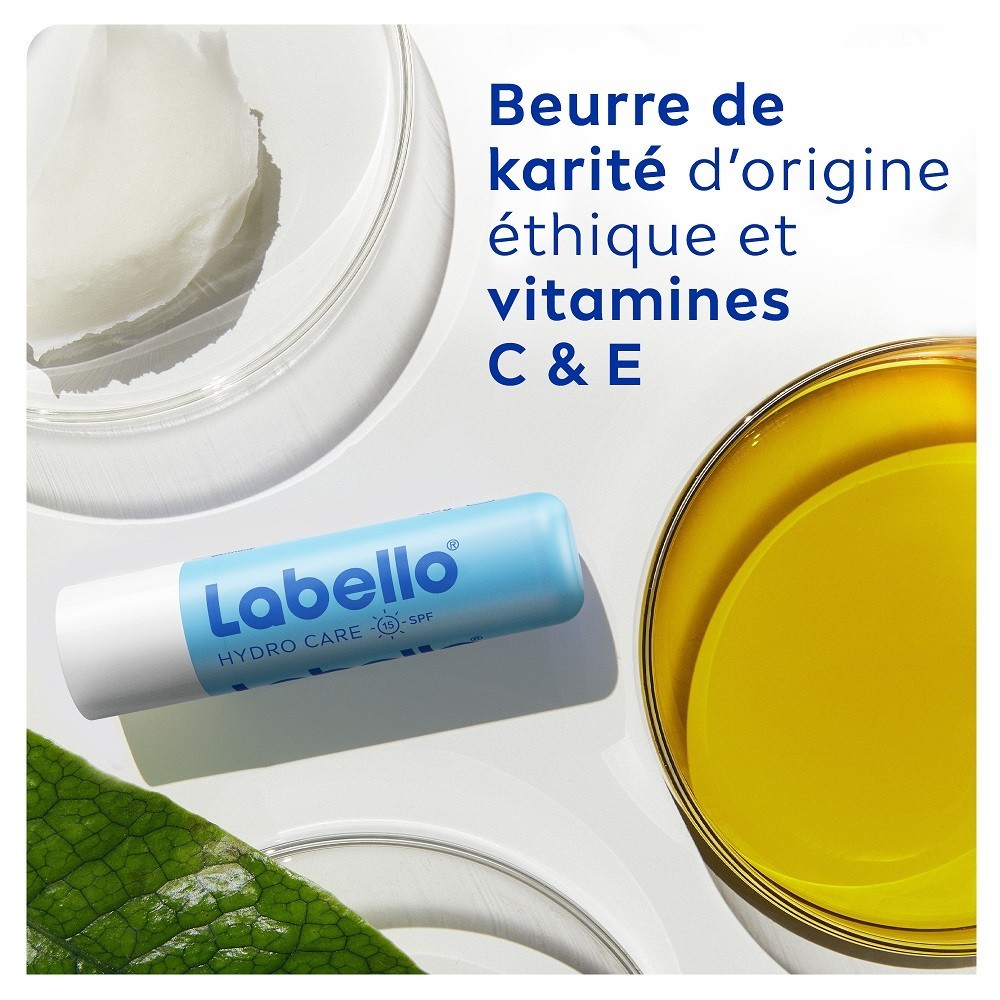 Labello Baumes soin des lèvres lot de 2 sticks hydratant Hydro Care FPS15