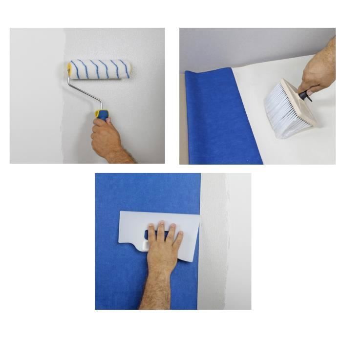 Lot de 2 colles papiers peints en pâte Semin Pro XXL - prêt à l'emploi - pot de 5 kg