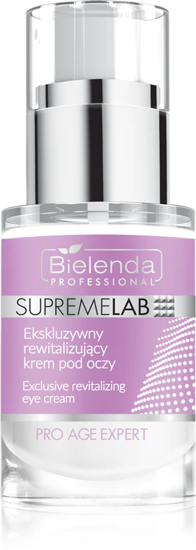 Creme revitalizante para olhos Bielenda Professional Supremelab Pro Age Expert, exclusivo da marca.