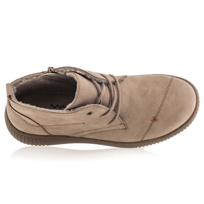 Beige dameslaarzen / enkellaarzen