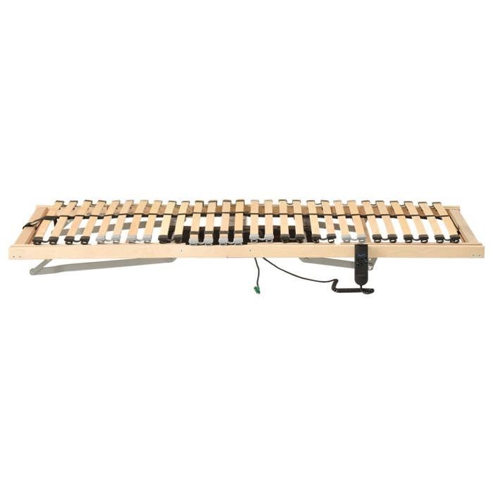 Base de cama eléctrica de láminas vidaXL con 28 láminas, 7 zonas, estructura de cama, dormitorio, hogar 321823