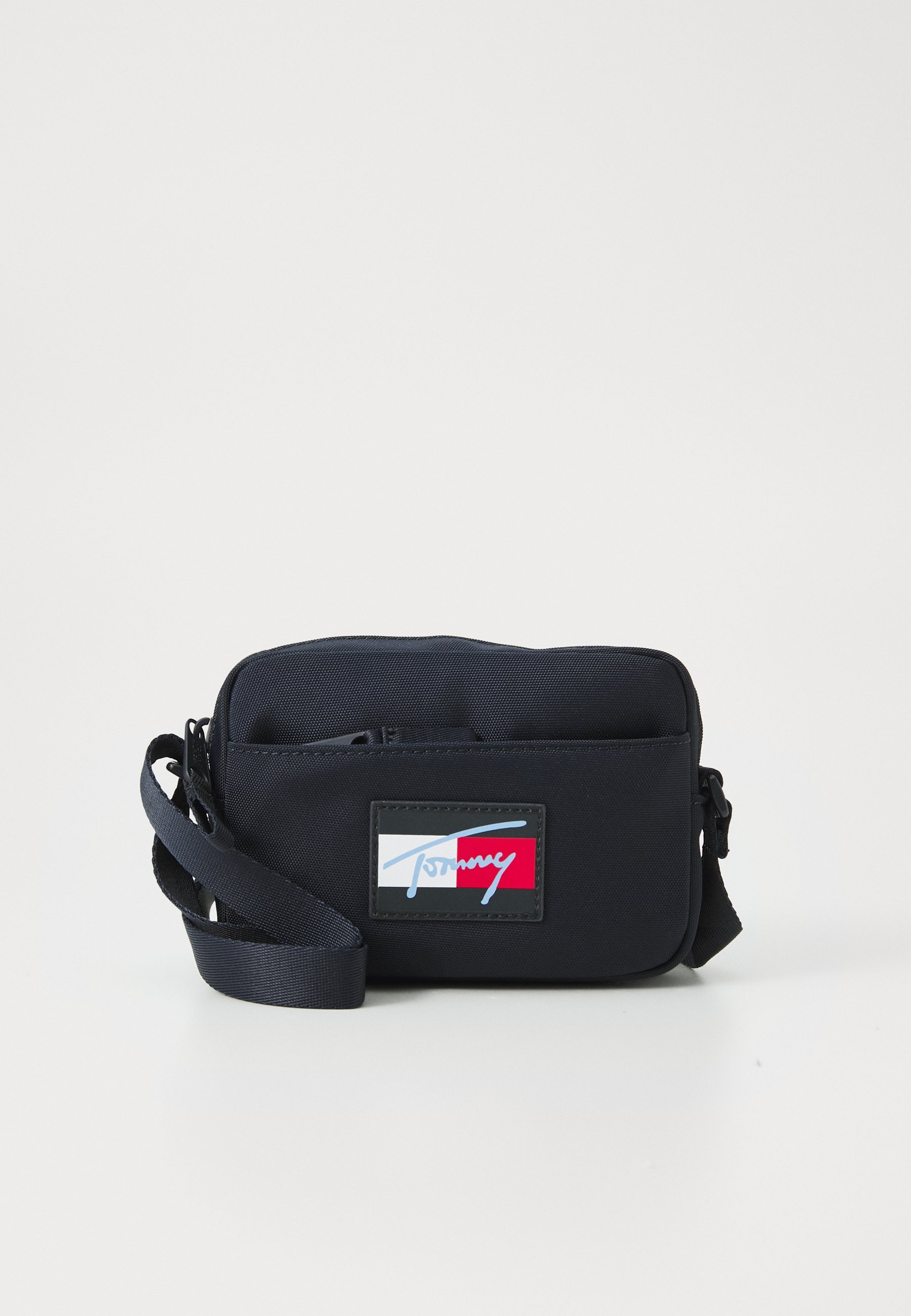 Tommy Hilfiger SCRIPT FLAG CROSSOVER TAS UNISEX - Crossbodytas - ruimteblauw