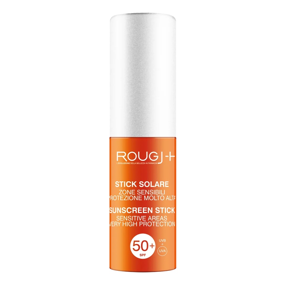 ROUGJ Rougj Solar Stick SPF50+ crème solaire résistante à l'eau pour les zones sensibles