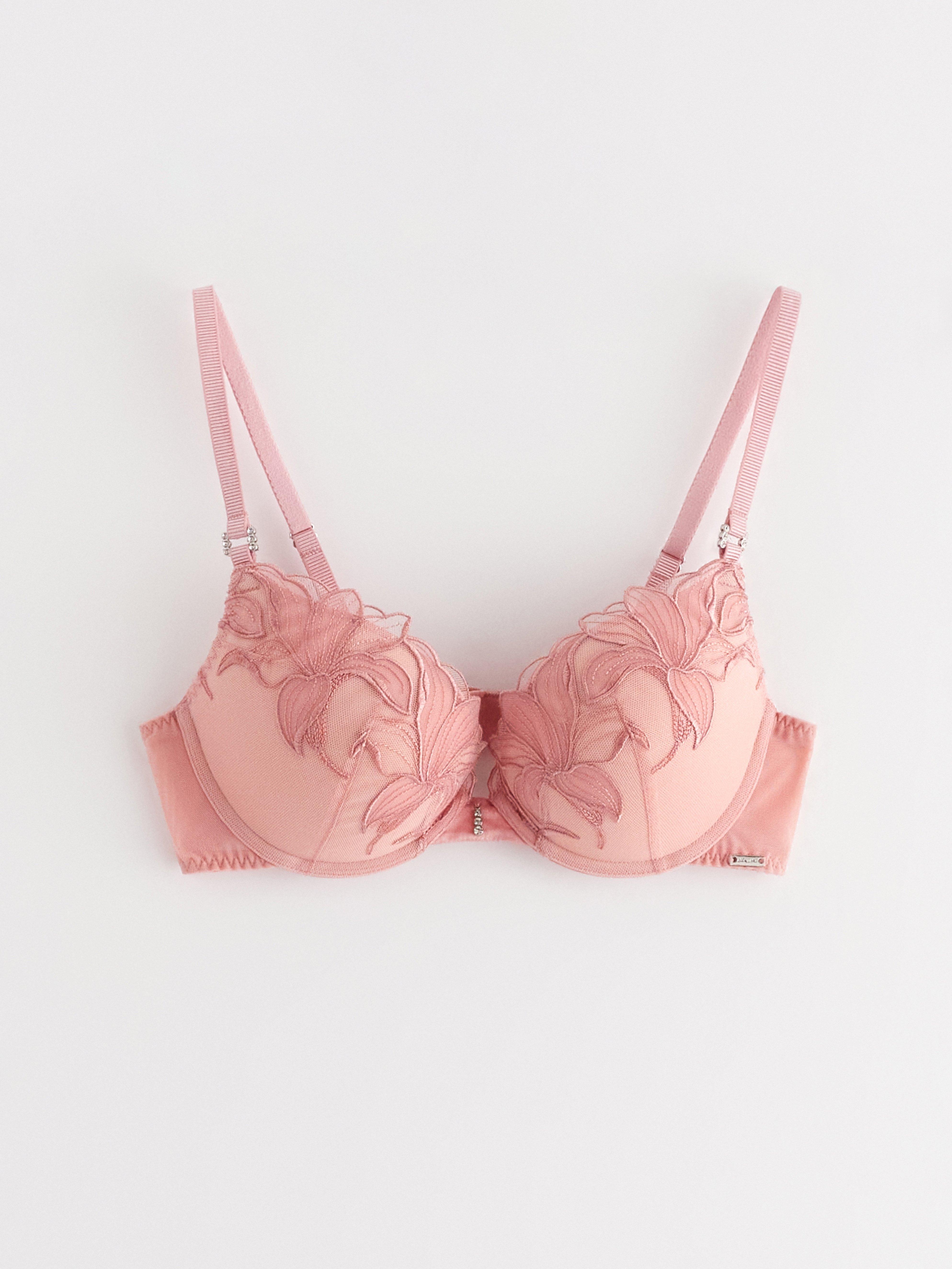 ella m – Orhideja push up-bh prašnjavo roze boje