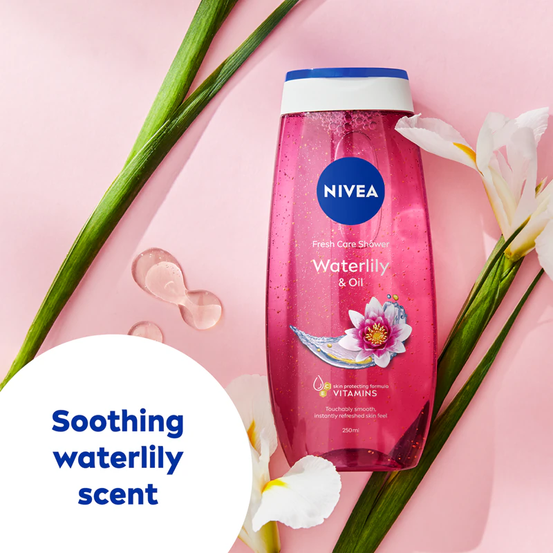 Gel de Banho Refrescante NIVEA Waterlily & Oil