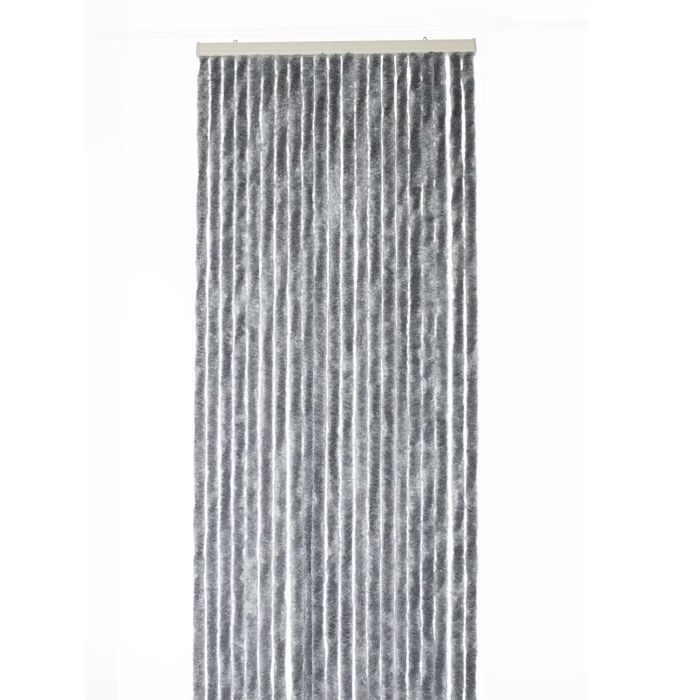 Rideau chenille gris foncé uni WERKA PRO 90 x 220 cm