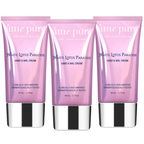 âme pure 3 kpl White Lotus Paradise™ -käsivoidetta - 3 x 50 ml