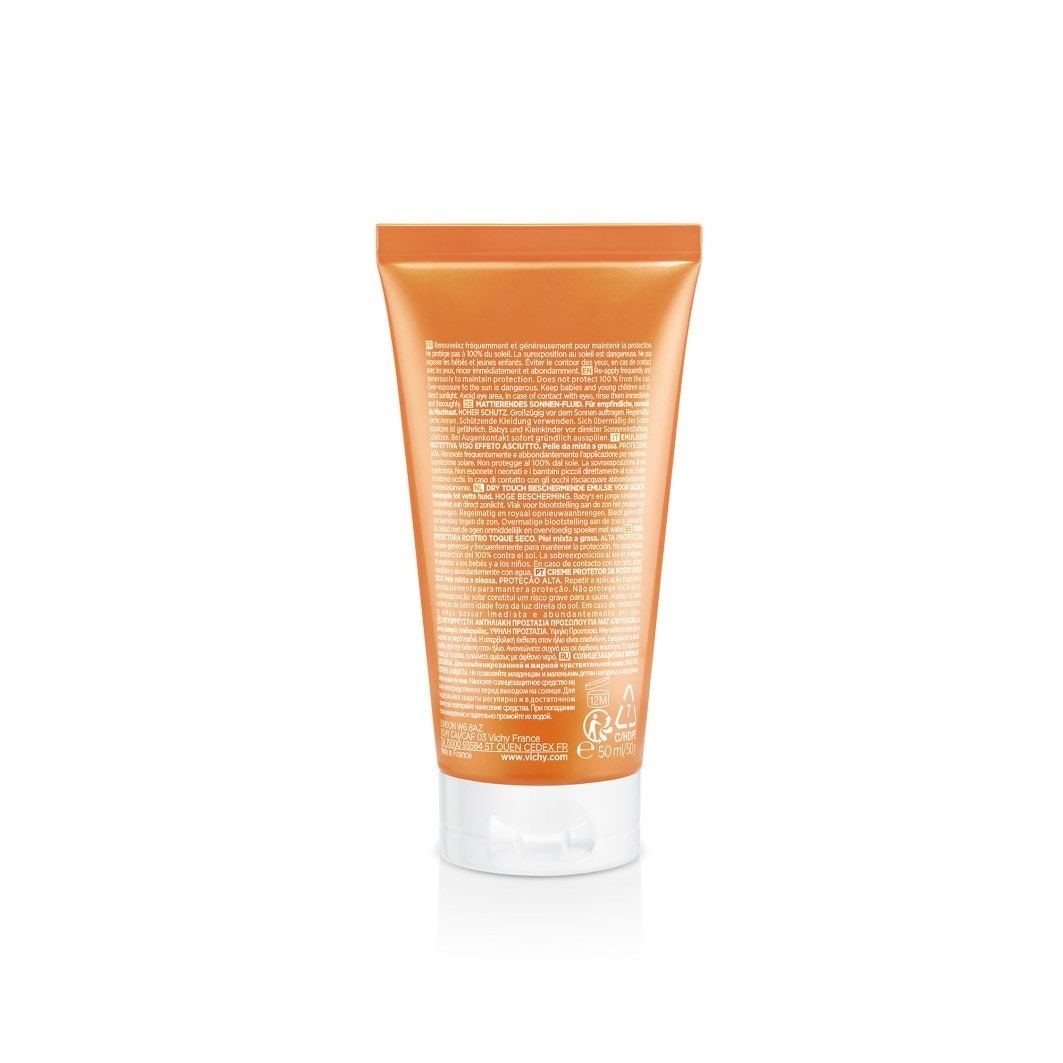Vichy Ideal Soleil Dry Touch ochranný fluid na tvár SPF 50 - 50 ml