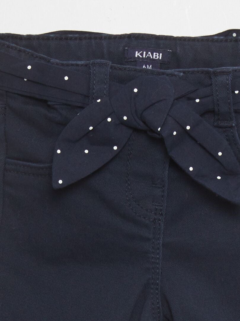 Slim Fit Broek - BLAUW
