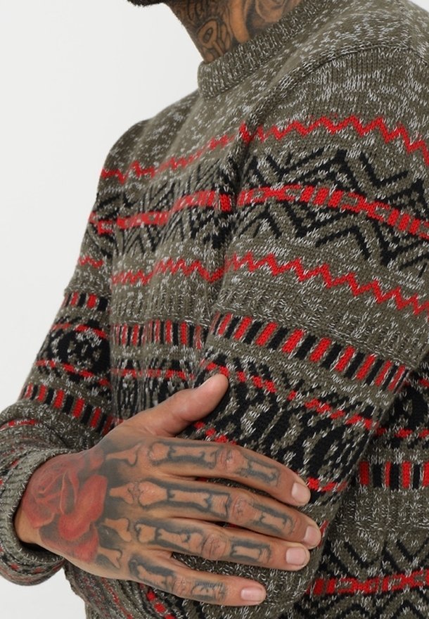 Only & Sons -neulepusero - tummanvihreä
