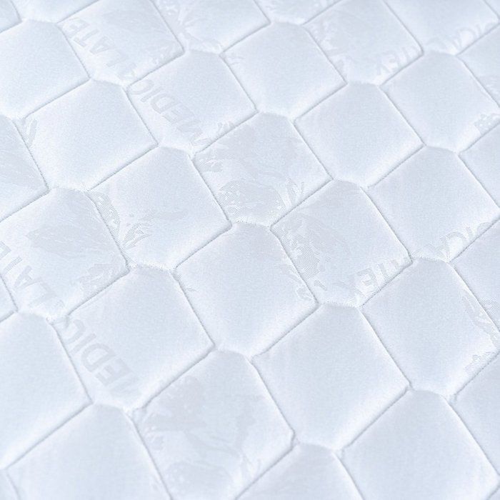 Rosso 90x200 Set | Bed base + polyurethane mattress | 25 cm firm comfort | Premium finishes