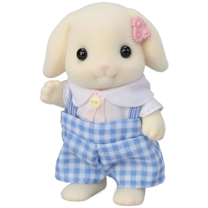 Doll - SYLVANIAN FAMILIES - Brother and Sister Lop Rabbit - Gardening - Articulated - Multicolored