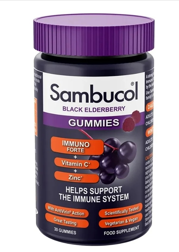 NAMED Sambucol guminukai 30 vnt. Maisto papildas