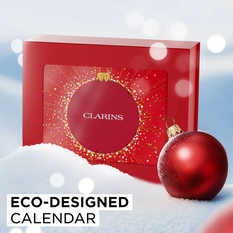 Calendário do Advento Clarins - 12 Calendários do Advento para a Temporada de Festas