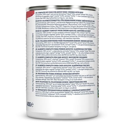Yarrah Bio-Rindfleisch mit Bio-Tomaten und Bio-Brennnessel
