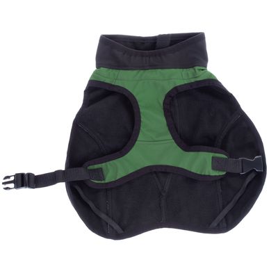 Zachte hondenjas - Groen