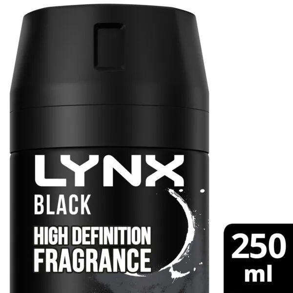 Lynx deodorant aerosol tělový sprej XXL černý 250ml