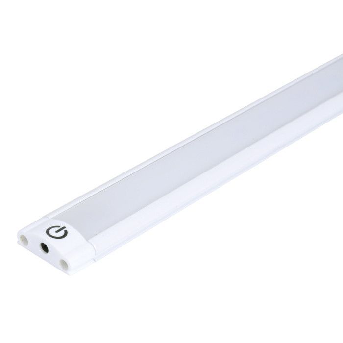 Réglette led 50 cm - extra plate - interrupteur tactile