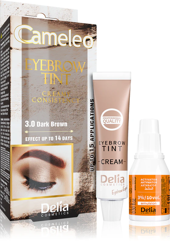 Delia Cosmetics Cameleo cremige, professionelle, ammoniakfreie Augenbrauenfarbe