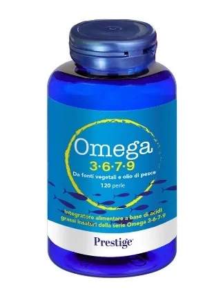 PRESTIGE Prestige Omega 3679 120 parels Voedingssupplement met meervoudig onverzadigde vetzuren