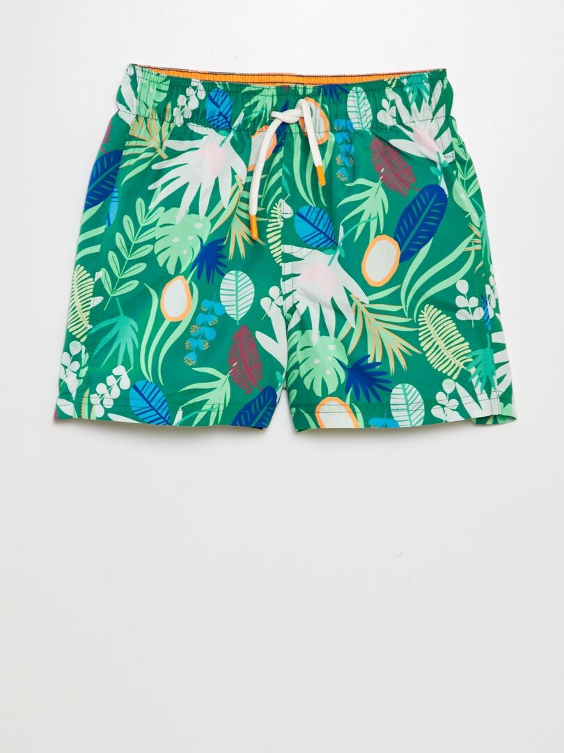 Bañador estampado - VERDE