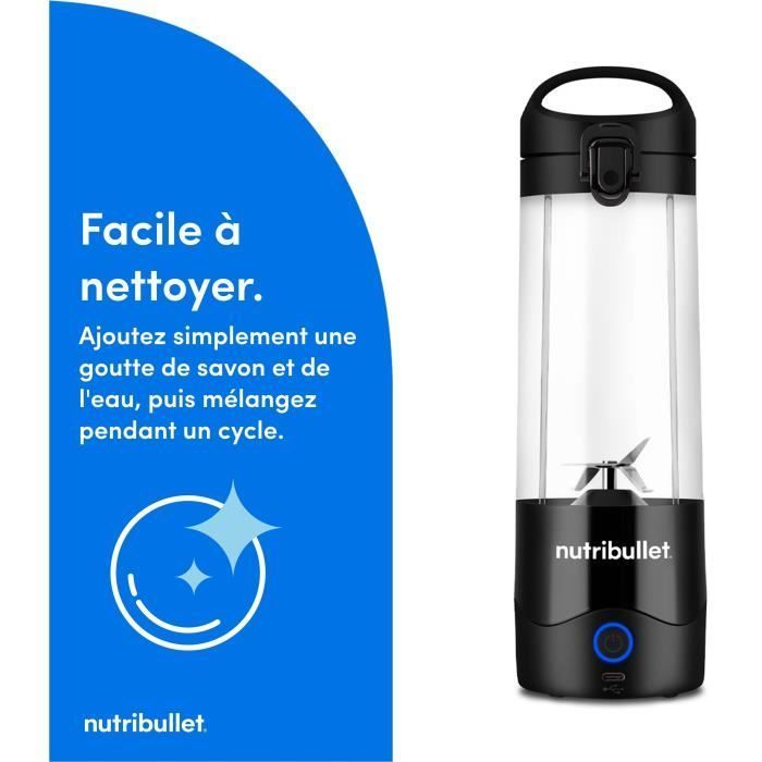Portable Blender - NUTRIBULLET - NBP003B - 100 W - 475 ml - BPA Free - Black