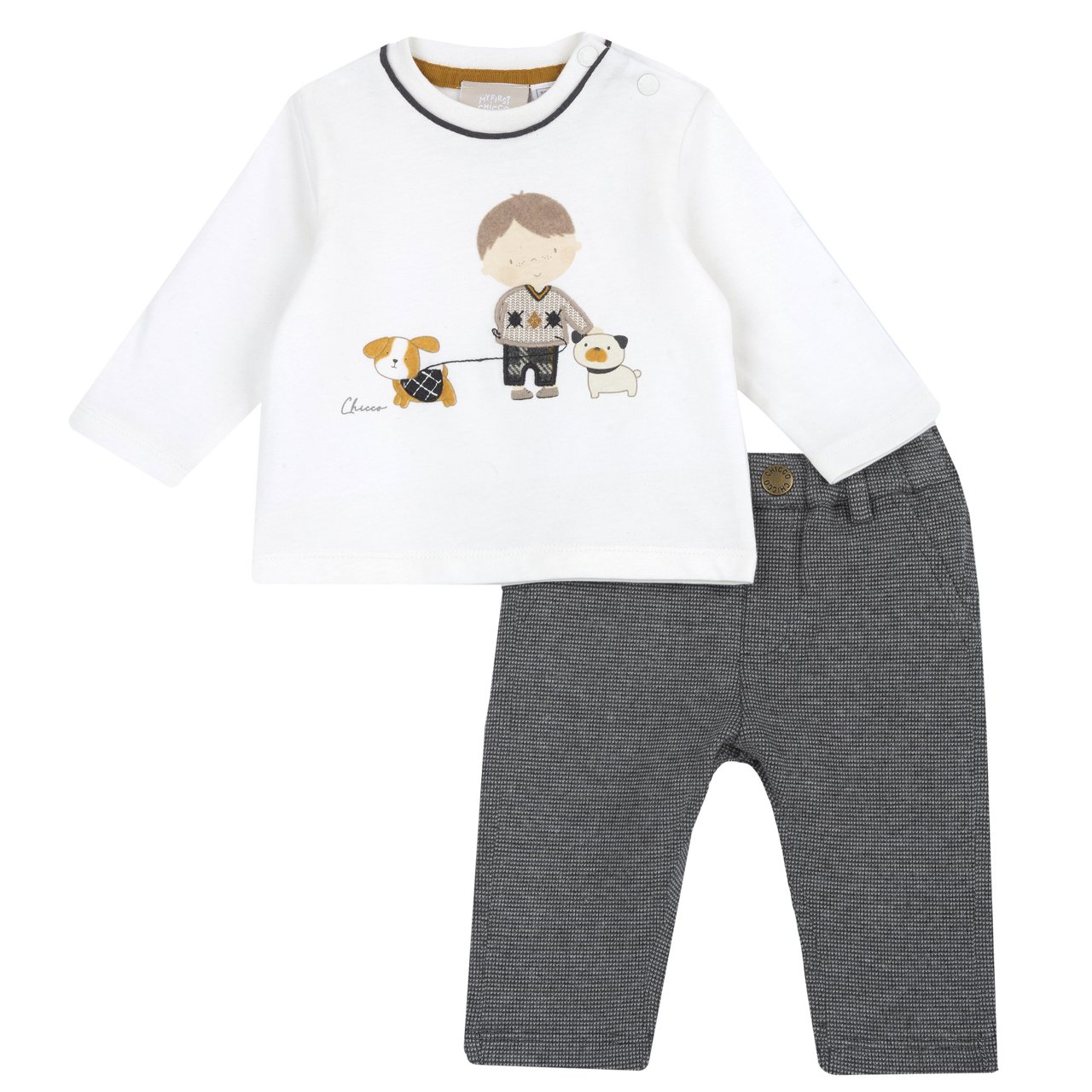 Klassisches T-Shirt- und Hosen-Set