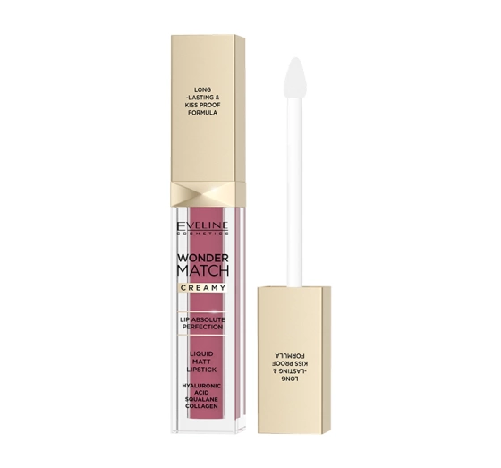 Eveline Cosmetics Wonder Match matowa pomadka w płynie 03 Mauve 6,8 ml