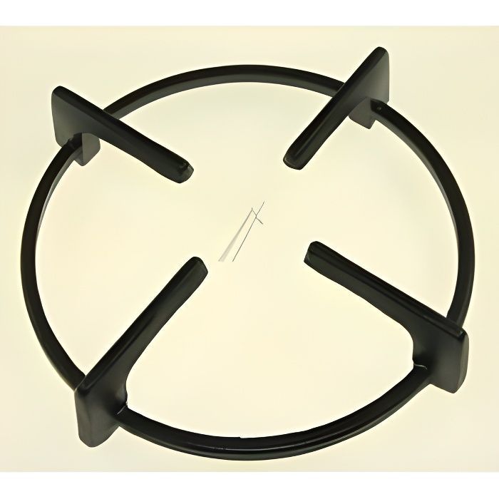 Rejilla de soporte de hierro fundido para sartenes, compatible con quemadores grandes de placas de cocina Whirlpool - Negra