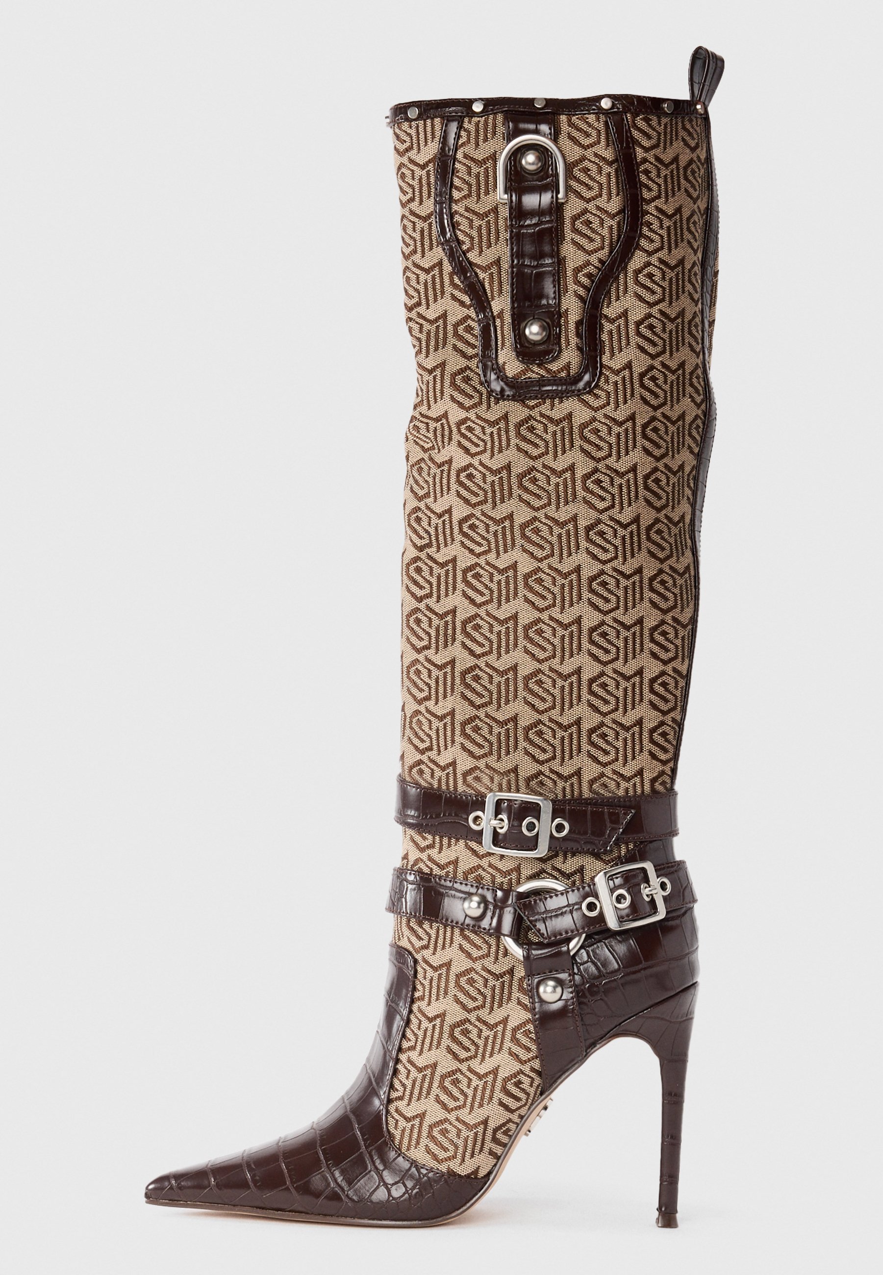 Bottes à talons hauts Steve Madden REDEEMER - marron