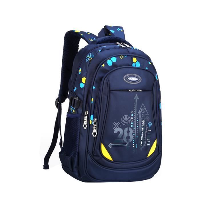 Mochila universitaria, mochila de camping, mochila escolar, mochila para primaria para niños y niñas, impermeable - azul zafiro