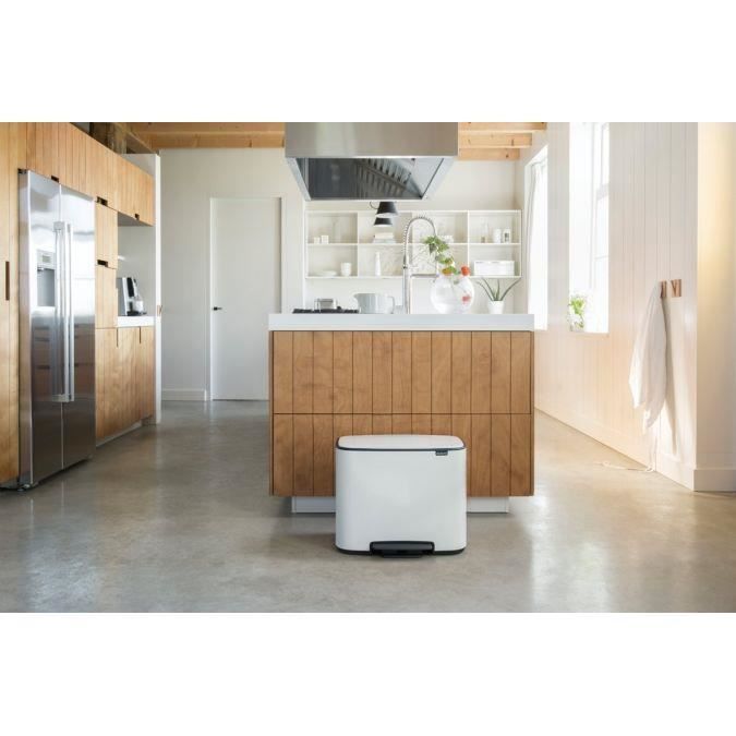 Cestino a pedale BRABANTIA Bo - 36 L - Bianco