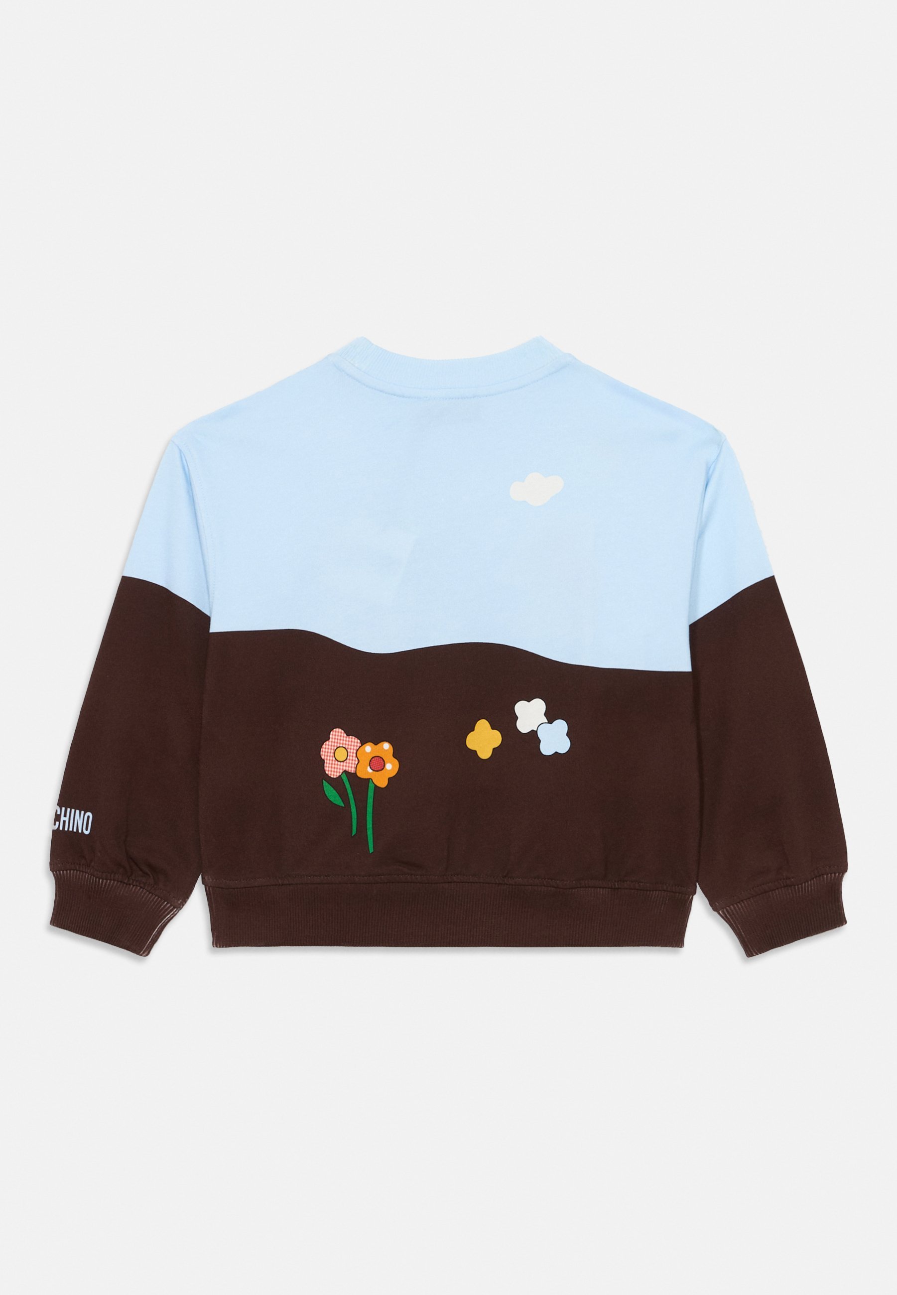 MOSCHINO UNISEX - Felpa - azzurro/marrone