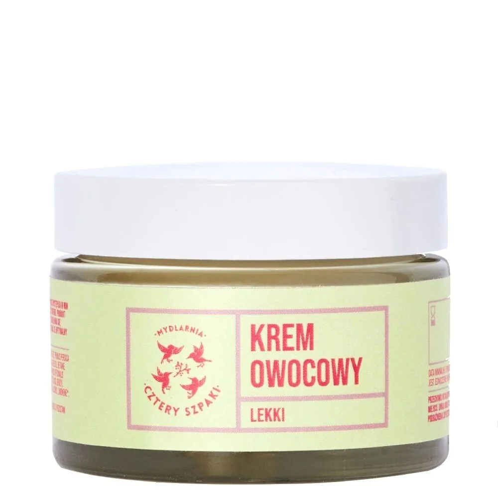 Mydlarnia Cztery Szpaki Lekki krem owocowy do twarzy