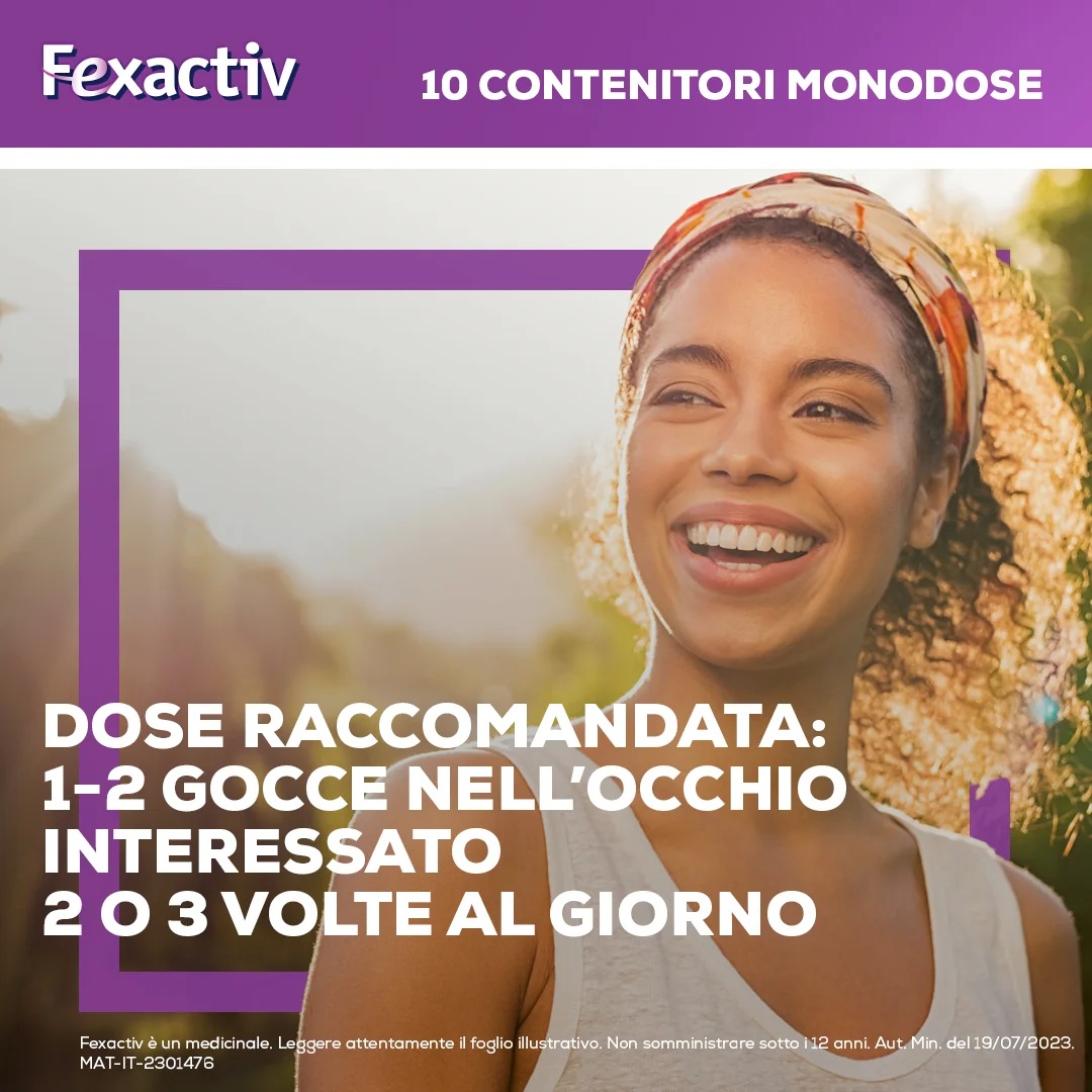 FEXALLEGRA Fexactiv Augentropfen 0,3 % + 0,05 % 10 Ampullen Antihistaminikum