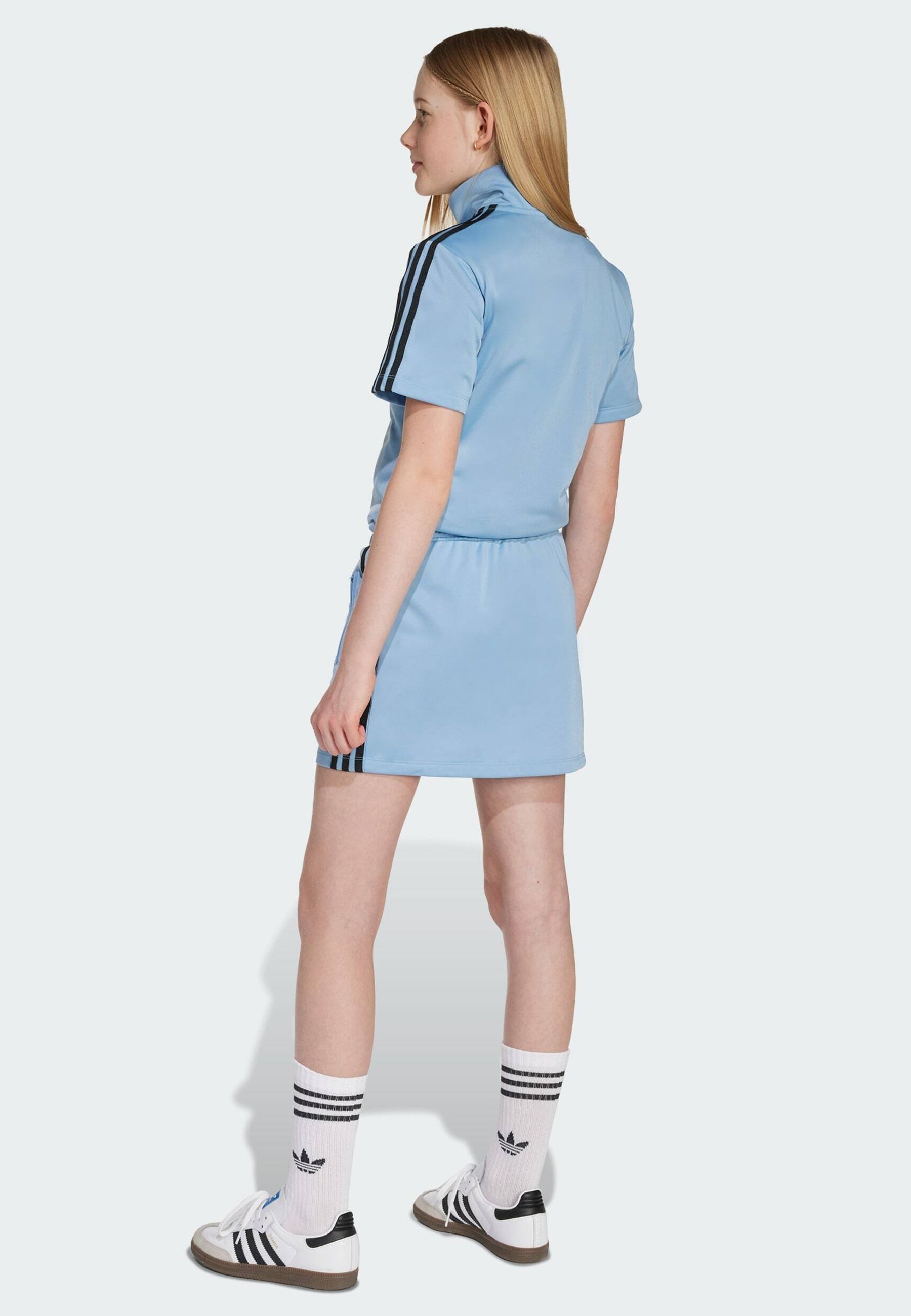 Robe adidas Originals FIREBIRD JUNIOR - Robe en jersey - bleu cendré