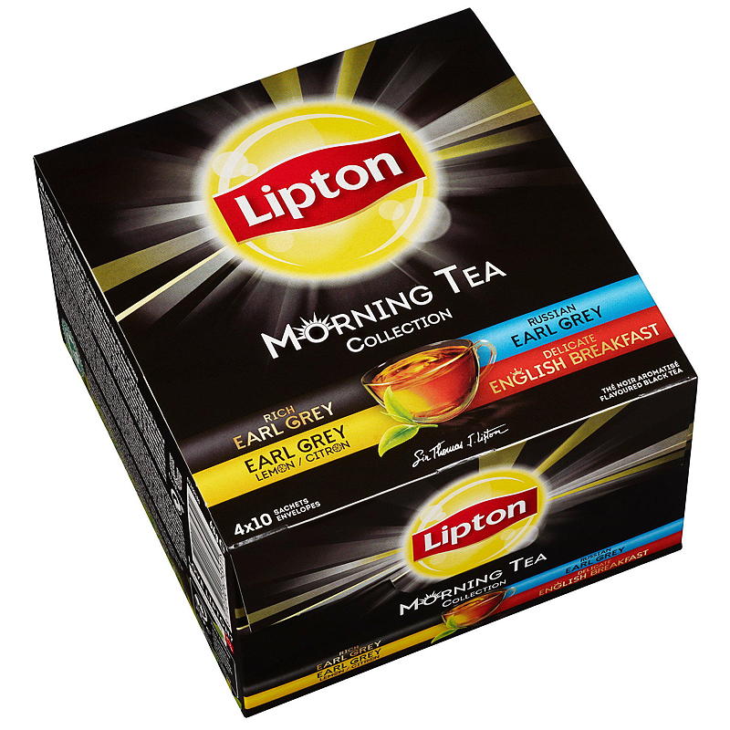 Lipton Té de la mañana Lipton, 40 unidades. Colección